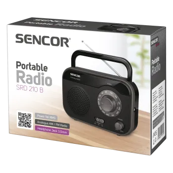 Sencor SRD210B táskarádió