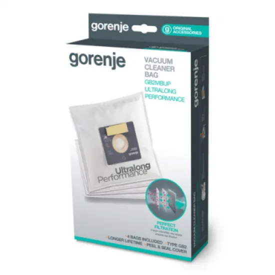 Gorenje GB2 MBUP univerzális mikroszálas porzsák szivacs szűrővel