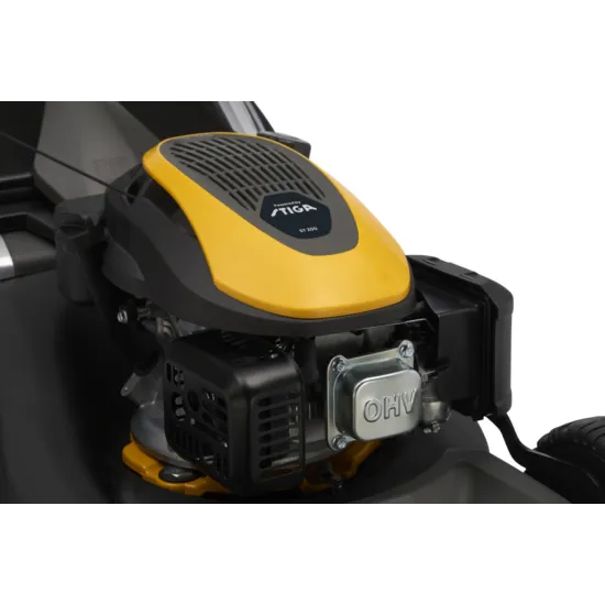 Stiga TWINCLIP 955 VR benzinmotoros fűnyíró,80L-es fűgyűjtővel,dupla vágóéles pengével 