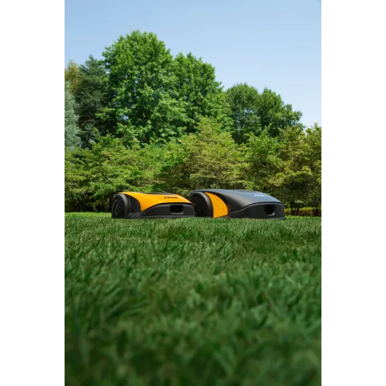 Stiga A 10000 robotfűnyíró,emelésérzékelő, akadályérzékelő, esőérzékelő, lopásriasztás, értesítés,dokkoló, automatikus töltéshez visszatérés