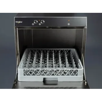 Whirlpool EDM 5 DU professzionális ipari mosogatógép, inox, 18 teríték, mosogatás 60-480 másodperc alatt,  3900 W, 230V, 56.5x61x82.5 cm