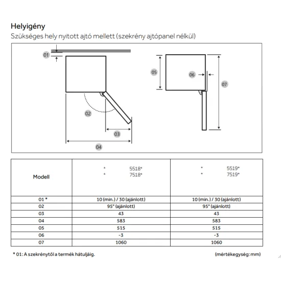 Haier EHBQW5518E Total No Frost beépíthető alulfagyasztós kombinált hűtőszekrény, Wifi, 178/73L, 54x55x177.2 cm