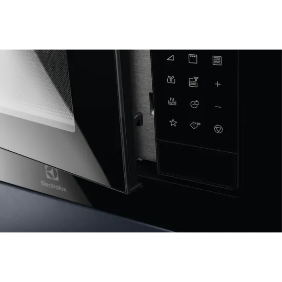 Electrolux LMS4253TMX beépíthető mikrosütő, 900W, 59.5x37.7x38.8 cm, fekete szín