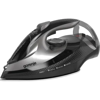 Gorenje SIH3200BKS gőzölős vasaló, kerámiatalp, 3200W, fekete/szürke
