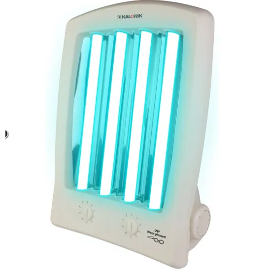 KALORIK TKG GB 1004B MINI SZOLÁRIUM fehér, egyedi kialakítás 4 UVA csővel, Németországban gyártva