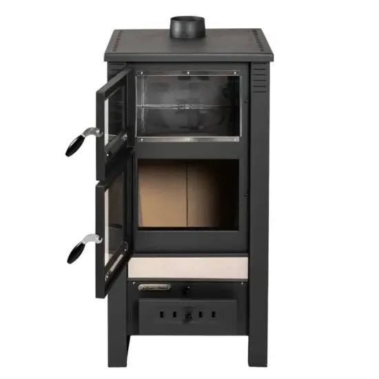 Warnex Taurus csempés sütős kandalló bézs oldalburkolattal, 12kW 