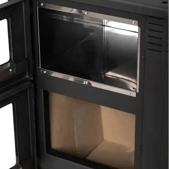 Warnex Taurus csempés sütős kandalló bézs oldalburkolattal, 12kW 