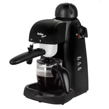 Amica CD 1012 presszó kávéfőző, 800W, 2-4 személyes, fekete szín 