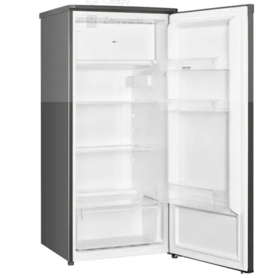 MPM MPM-200-CJ19 E sötét inox egyajtós hűtőszekrény fagyasztóval 55x122x57cm MPM200CJ19E
