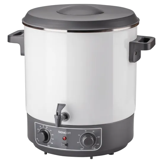 Sencor SPP 2100WH befőző edény 27 liter termosztát 30 °C és 100 °C SPP2100WH