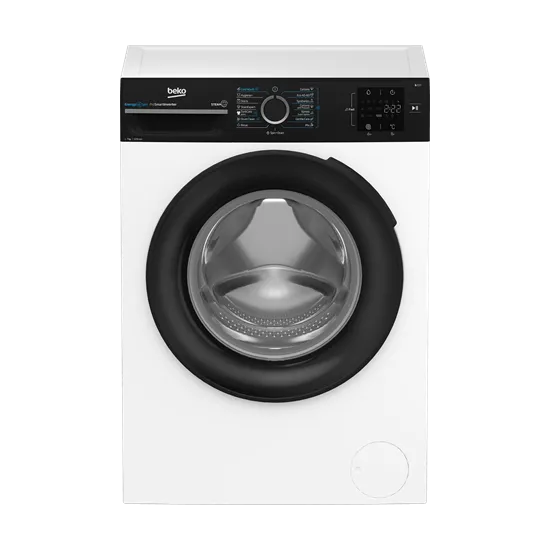 Beko BM3WFSU37213WPBB keskeny elöltöltős mosógép 7kg, gőz funkció, inverter motor 60x46.8x84.5 cm