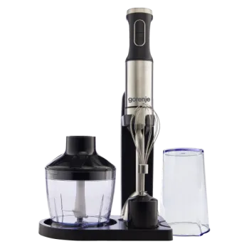 Gorenje HBX1000EB botmixer szett négyes acél pengével, 1000W