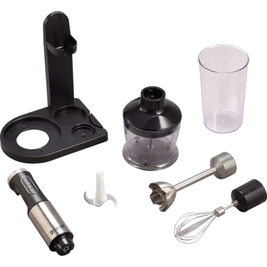 Gorenje HBX1000EB botmixer szett négyes acél pengével, 1000W