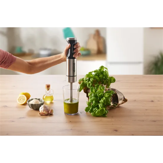 Gorenje HBX1000EB botmixer szett négyes acél pengével, 1000W