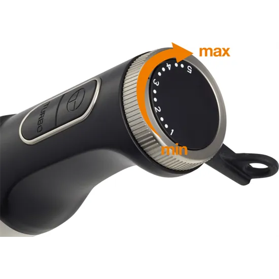 Gorenje HBX1000EB botmixer szett négyes acél pengével, 1000W