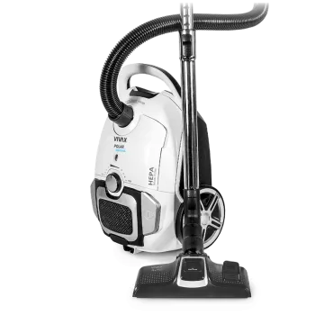 VIVAX VC-7004A szuper csendes porzsákos porszívó 68dB, fehér, 700W