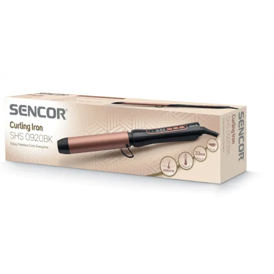 Sencor SHS 0920BK 33mm hajsütő KERATINCARE + KERÁMIA felület 140 és 220° 
