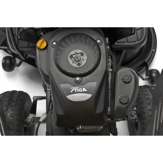 Stiga TORNADO 398 oldalkidobós fűnyíró traktor hidrosztatikus váltóval,oldalsó kidobás,hidrosztatikus váltó