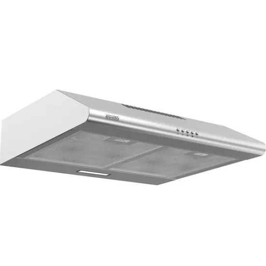 Evido CHS5BX.1 inox hagyományos konyhai elszívó hátsó és felső kivezetéssel, 50cm széles, aluminium zsírszűrővel