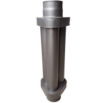 Hődob 3 csöves 120mm, 0,5 mm lemez vastagság 