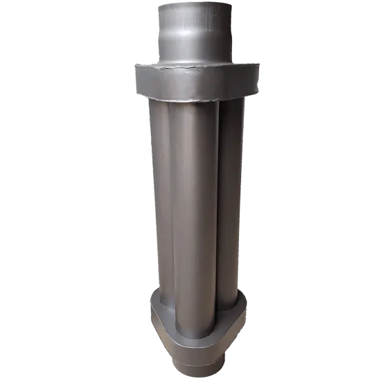 Hődob 3 csöves 120mm, 0,5 mm lemez vastagság 