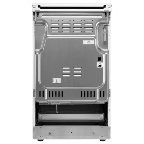 Electrolux LKK560232X inox kombinált tűzhely, hangjelzés; percszámlálás; időtartam és vége programozás; digitális programóra, egykezes szikragyújtás, tető nélkül