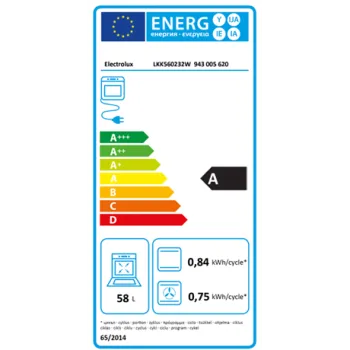Electrolux LKK560232X inox kombinált tűzhely, hangjelzés; percszámlálás; időtartam és vége programozás; digitális programóra, egykezes szikragyújtás, tető nélkül