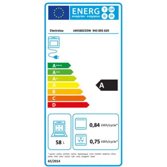 Electrolux LKK560232X inox kombinált tűzhely, hangjelzés; percszámlálás; időtartam és vége programozás; digitális programóra, egykezes szikragyújtás, tető nélkül