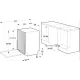 Gorenje GV673B65 teljesen beépíthető mosogatógép, Power Drive inverter motor, 3 kosár, 16 teríték, automatikus ajtónyitás, 59.8x55.5x81.6 cm