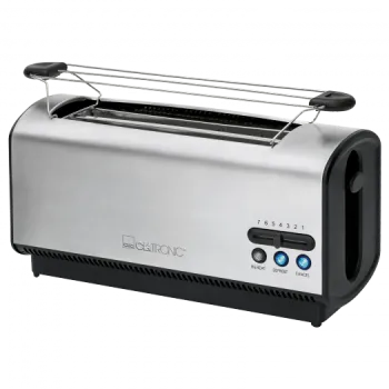 Clatronic TA 3687 hosszú szeletes kenyérpirító inox TA3687