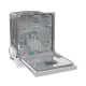 Gorenje GI642E90X beépíthető kezelőpaneles mosogatógép, inox, 13 teríték, 59.8x57.5x81.6 cm 