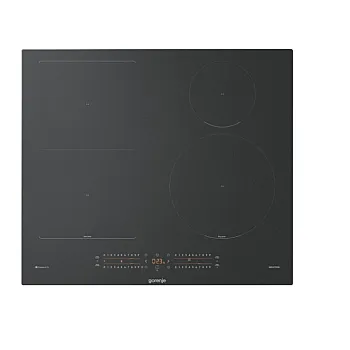 Gorenje GI6432MSCWF beépíthető indukciós kerámialap, Bridge összekapcsolható főzőzóna, 59.5x52x5.4 cm, matt fekete szín 