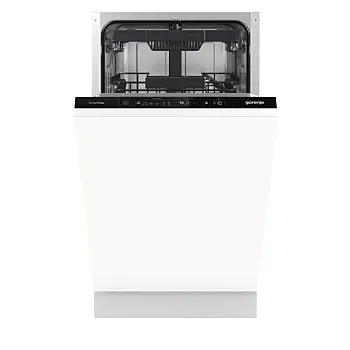Gorenje GV543D15 teljesen beépíthető mosogatógép, 10 teríték, 3 kosár, automatikus ajtónyitás, 44.8x55x81.5 cm