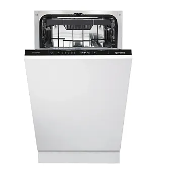 Gorenje GV573B15 teljesen beépíthető mosogatógép, 3 kosár, automatikus ajtónyitás, 10 teríték, 44.8x55x81.5 cm