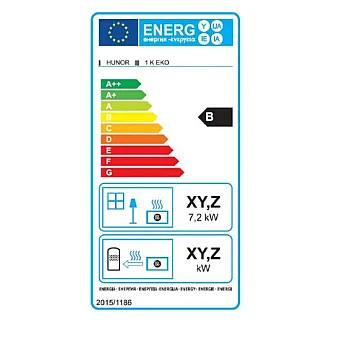 HUNOR OPTIMA 1 K EKO 6.9 kw-os íves kandalló
