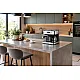 Orion CM6873 presszó kávéfőző 2az1ben, tejhabositó funkció, 850W, inox/fekete szín