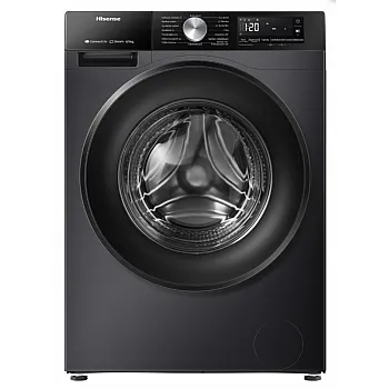 Hisense WD3S8043BB3 mosó-szárítógép, 8/5 kg, gőz, inverter motor, 59.5x51x84.5 cm, fekete szín