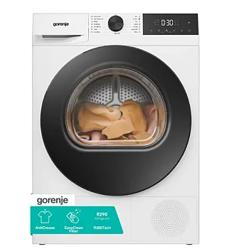 Gorenje DG2P9CP hőszivattyús szárítógép, 9 kg, inverter motor, 59.5x59x84.5 cm