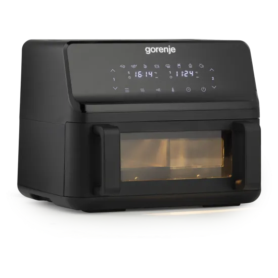 Gorenje AF2700BP forrólevegős sütő, Air Fryer, 9L, 2700W, fekete szín 