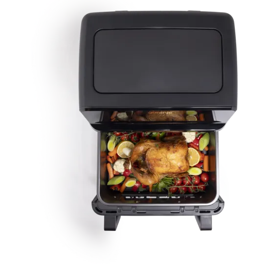 Gorenje AF2700BP forrólevegős sütő, Air Fryer, 9L, 2700W, fekete szín 
