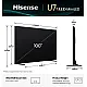 Hisense 100U7Q 4K UHD Smart MiniLED ULED TV, 100", 254 cm