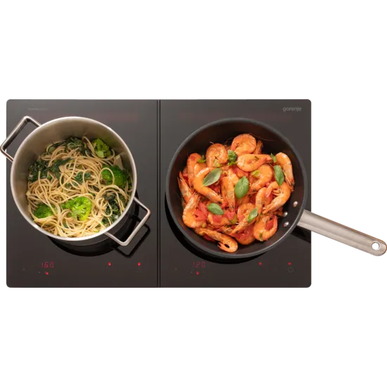 Gorenje ICY3500DGP kétzónás indukciós kerámialap, fekete szín 