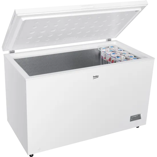 Beko CF380EWN fagyasztóláda, 371L, 130x70.5x85 cm 