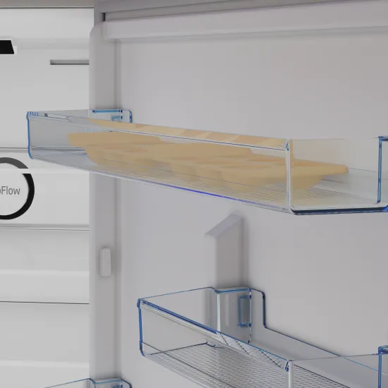 Beko B3RCNE564HW Total No Frost alulfagyasztós kombinált hűtőszekrény, 340/150L, 70x74.5x192 cm