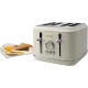 Gorenje T2300CLIN elefántcsont színű retro 4 szeletes kenyérpirító kiolvasztás, melegítő funkcióval