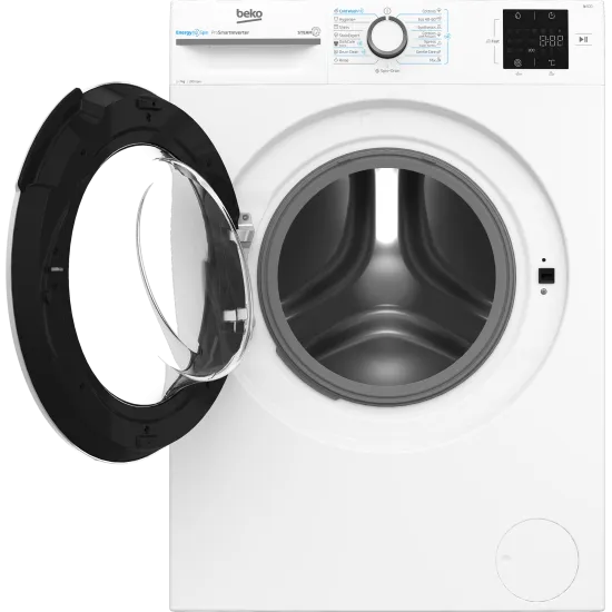 Beko BM3WFSU37013WW elöltöltős mosógép, 7 kg, inverter motor, 60x49.6x84.5 cm 