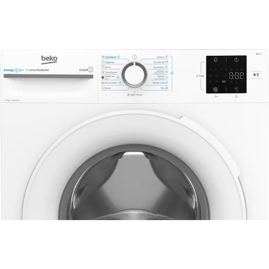 Beko BM3WFSU37013WW elöltöltős mosógép, 7 kg, inverter motor, 60x49.6x84.5 cm 