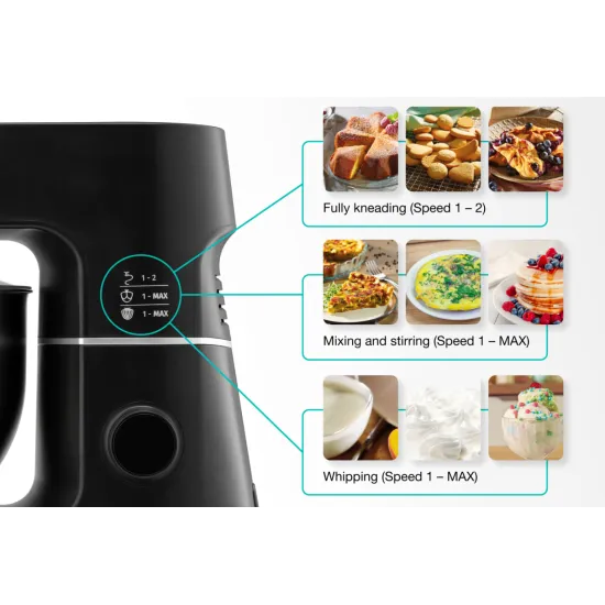 Gorenje MMC1000SCB konyhai robotgép, 6L, 1000W, fekete