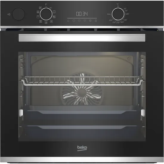 Beko BBIS13300XMSE beépíthető sütő, 72L, 59.4x56.7x59.5 cm, fekete/inox szín 