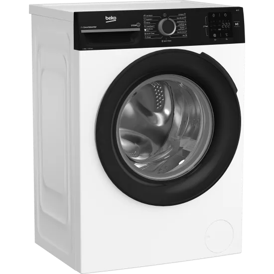 Beko BM1WFSU36223WPBB elöltöltős mosógép, inverter motor, gőz, 60x44.6x84.5 cm